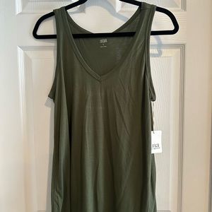 Brand new with tags, green tank top